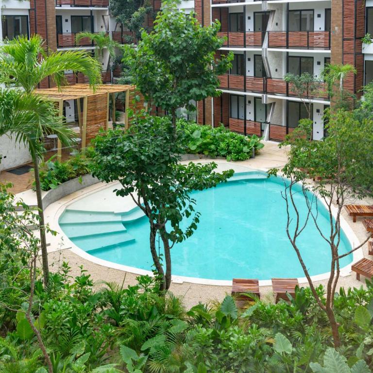 Pool & Rooftop in Tulum 2 Bedrooms Apartment - Apartamento - 28