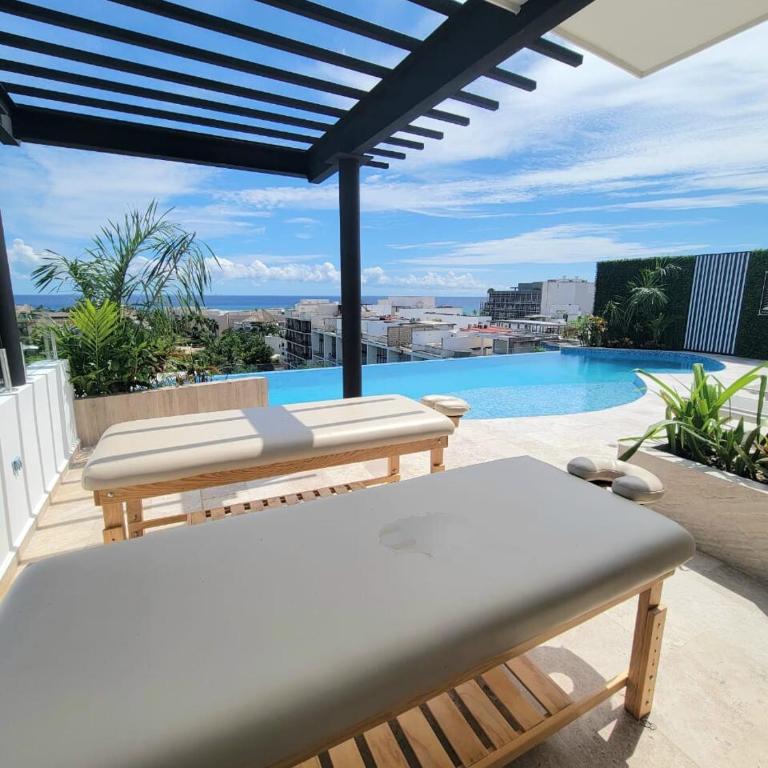 Lujo tropical, moderno con vistas a la naturaleza - One-Bedroom Apartment - 21