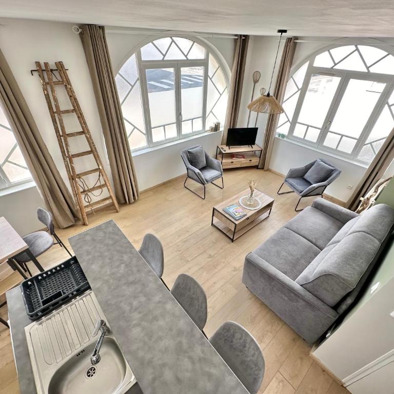 EMMA - Appart familial en RDC avec Garage à 2 min à pieds de la plage de Berck - Two-Bedroom Apartment - 1