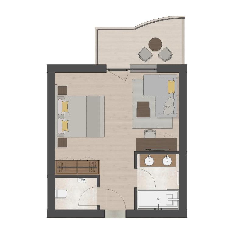 Das Central – Alpine . Luxury . Life - Deluxe Doppel-/Zweibettzimmer - 3