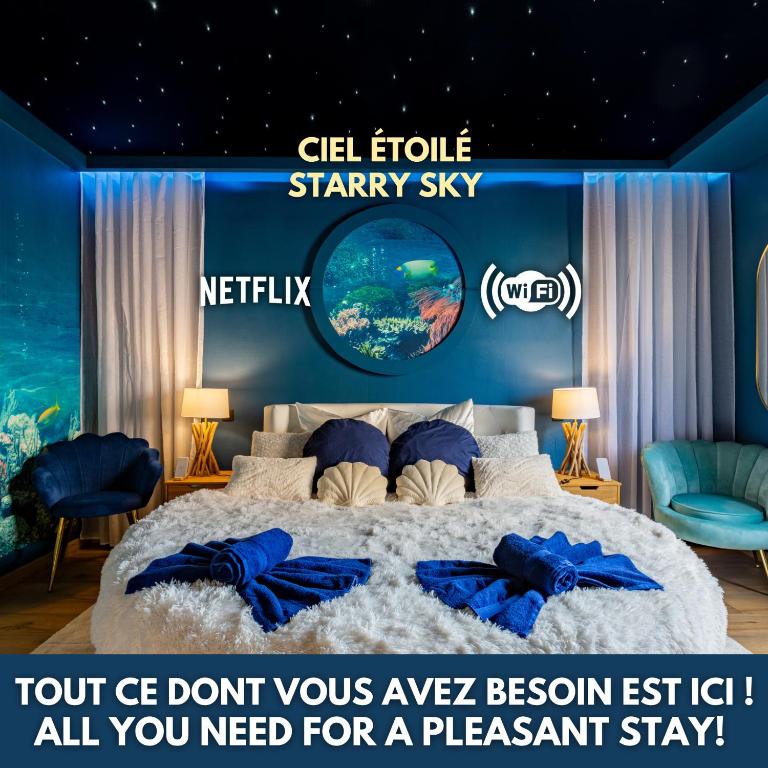 CathyVoyages - Ciel étoilé - Bord de Mer - Parking gratuit - Vidéoprojecteur - Lit rond - La Paillote Strasbourgeoise - Appartamento con 1 Camera da Letto - 1