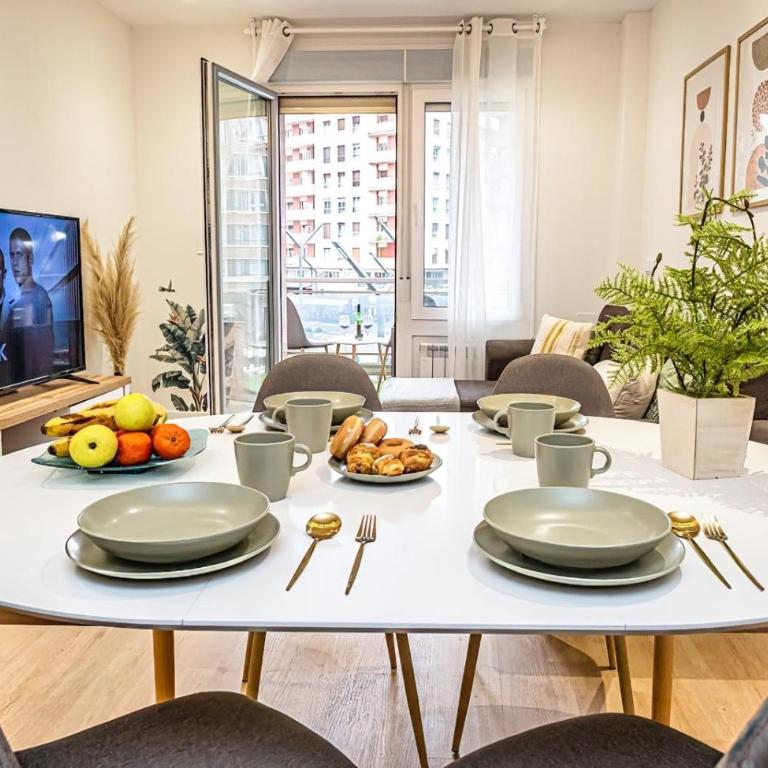 Garden Gran Via Luxury Aire ac PARKING privado by Apartamentos Logrono - Apartamento Deluxe de 3 dormitorios - 26