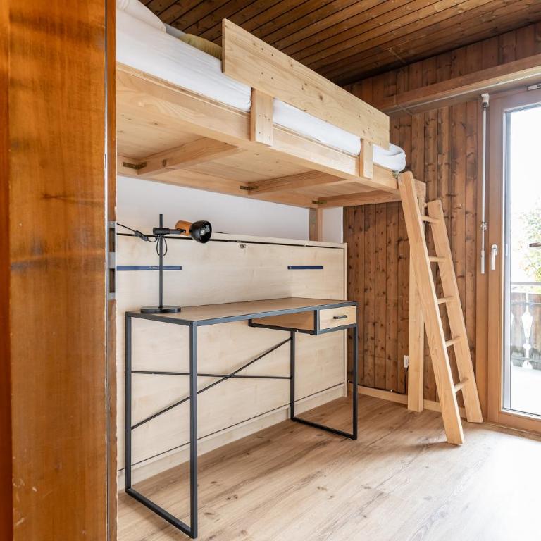Half chalet with garden & balcony - 2' to Ski bus - Apartment mit 3 Schlafzimmern - 46