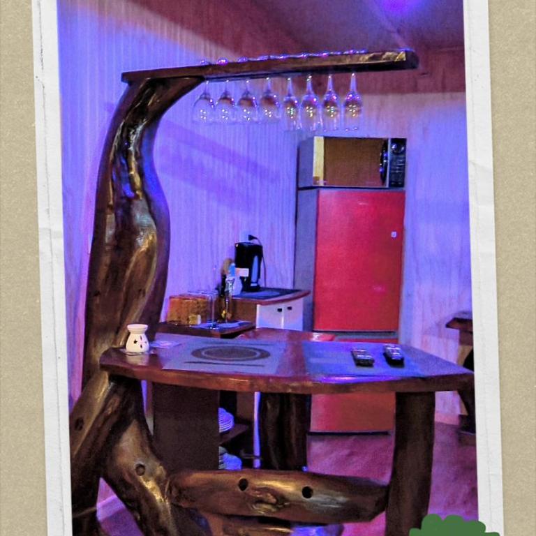 Cabañas entre Volcanes ,10 minutos de Puerto Varas, capacidad hasta 8 personas - Apartamento de 2 dormitorios con vistas al jardín - 4