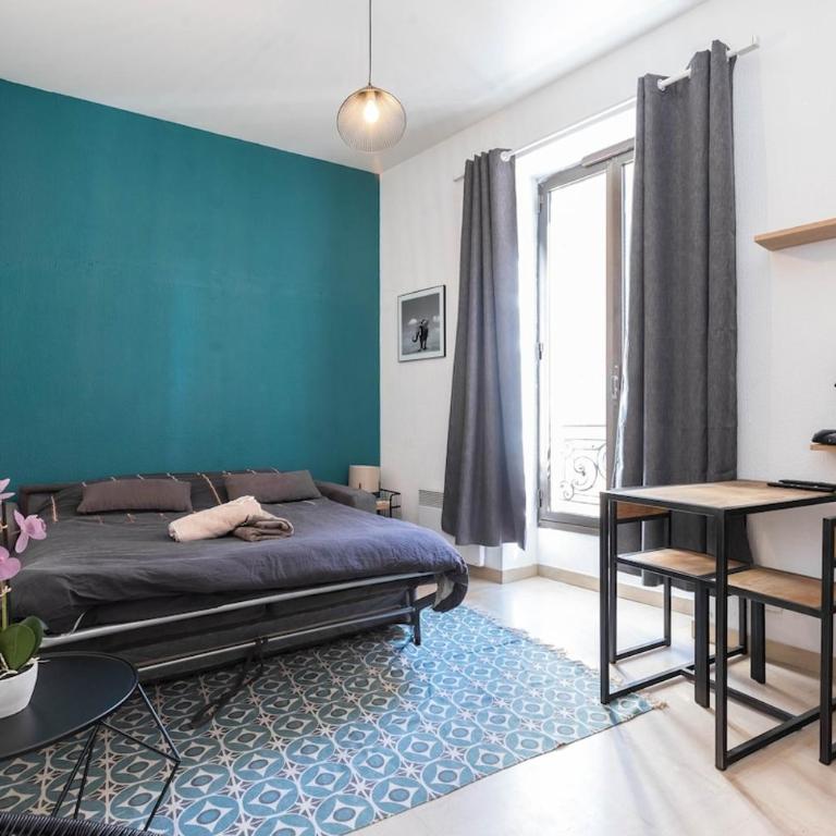 Superbe studio Nice hyper centre immeuble standing - Appartement 1 Chambre - 5