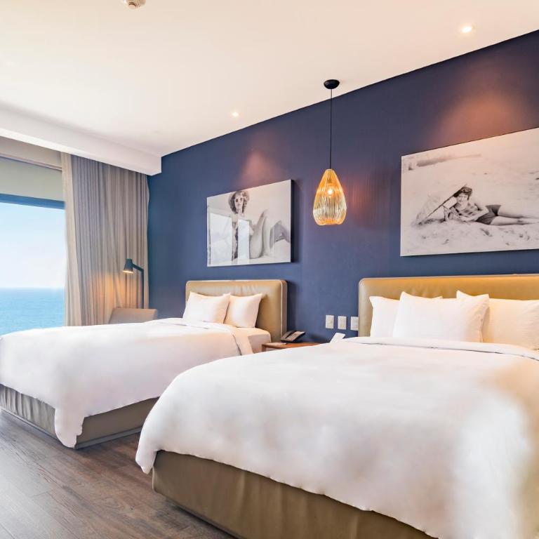 Torre Lucerna Hotel Ensenada - Deluxe Océano con 2 camas dobles - 1
