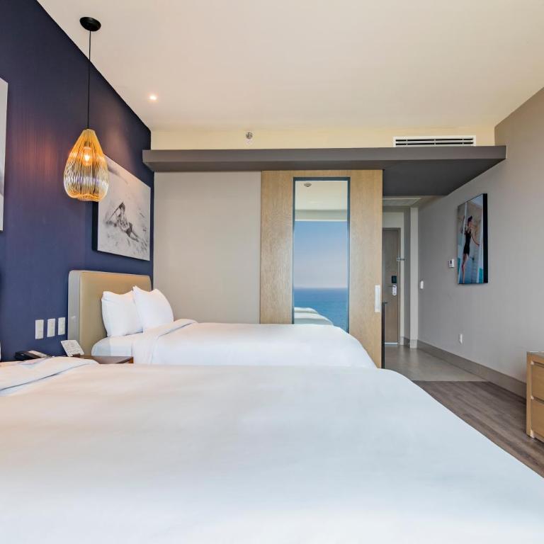 Torre Lucerna Hotel Ensenada - Deluxe Océano con 2 camas dobles - 6