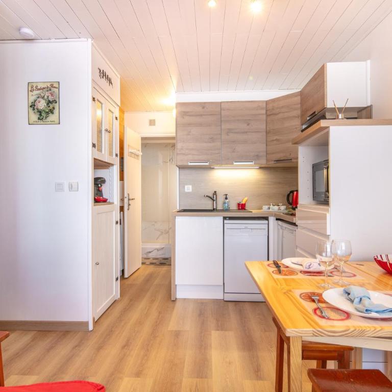 Le Bleuet - Vue montagne pistes accessibles à pied - Appartement 1 Chambre - 4