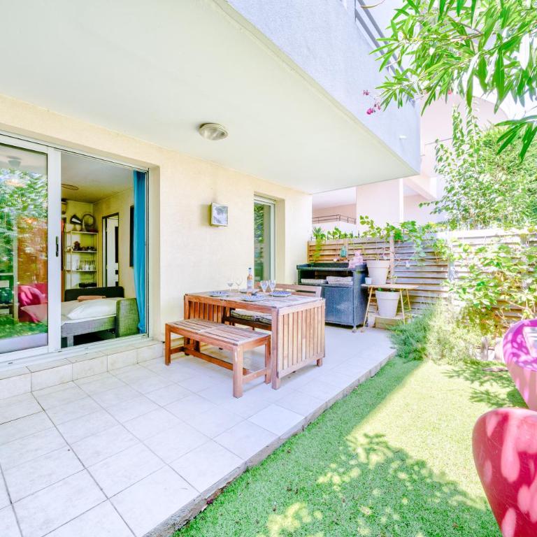 Rez de jardin à 500 m de la plage - Apartamento de 1 dormitorio - 17