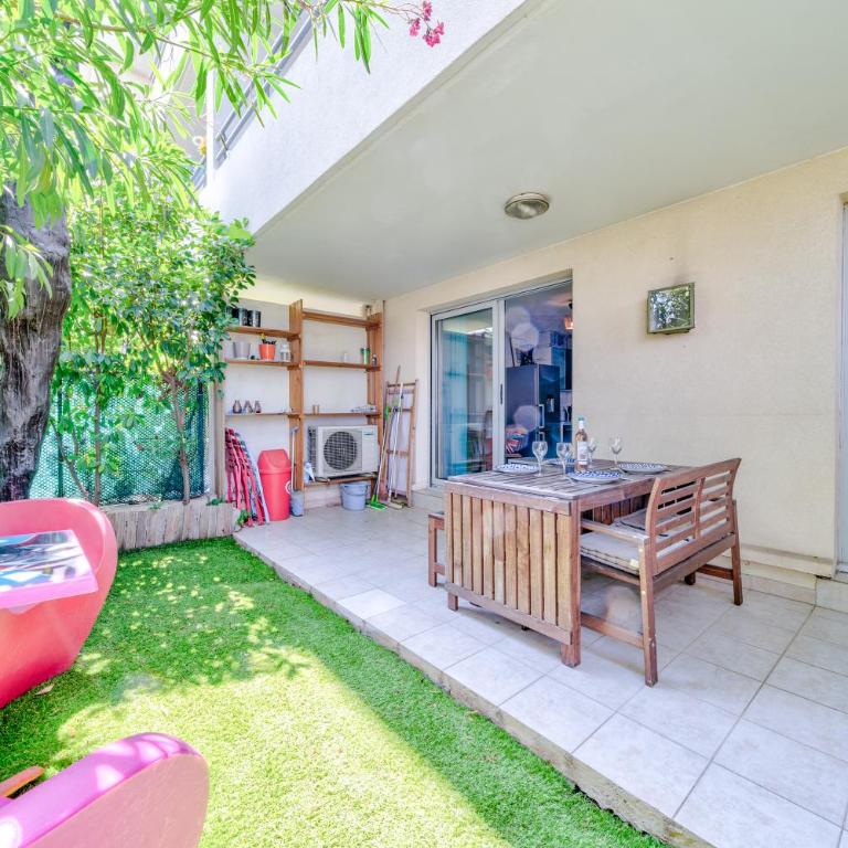 Rez de jardin à 500 m de la plage - Apartamento de 1 dormitorio - 18