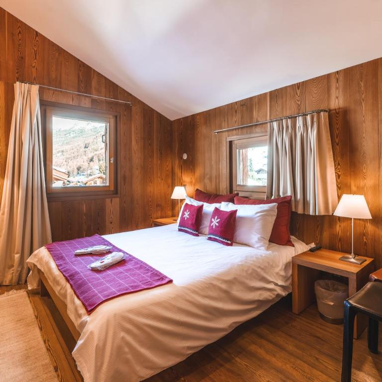 Sonnmatten Boutique Hotel & Apartments Zermatt - Apartment mit 3 Schlafzimmern - 2. Etage mit Balkon und Blick auf das Matterhorn - 27