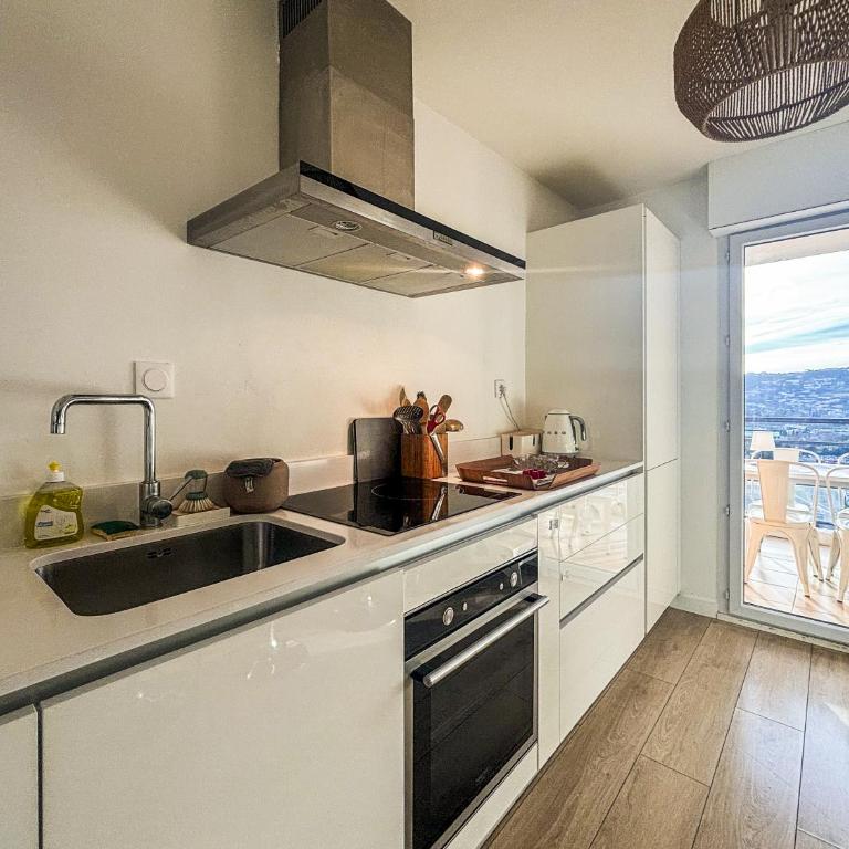 Evasion vue mer - Wifi, Piscine, Parking, 4pers - Apartment mit 2 Schlafzimmern - 20