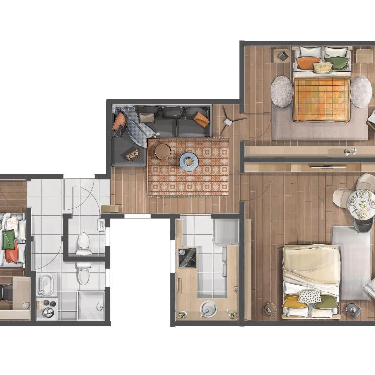 Grand Gallery Old Town NEW - Three-Bedroom Premium Apartment with Balcony - 6