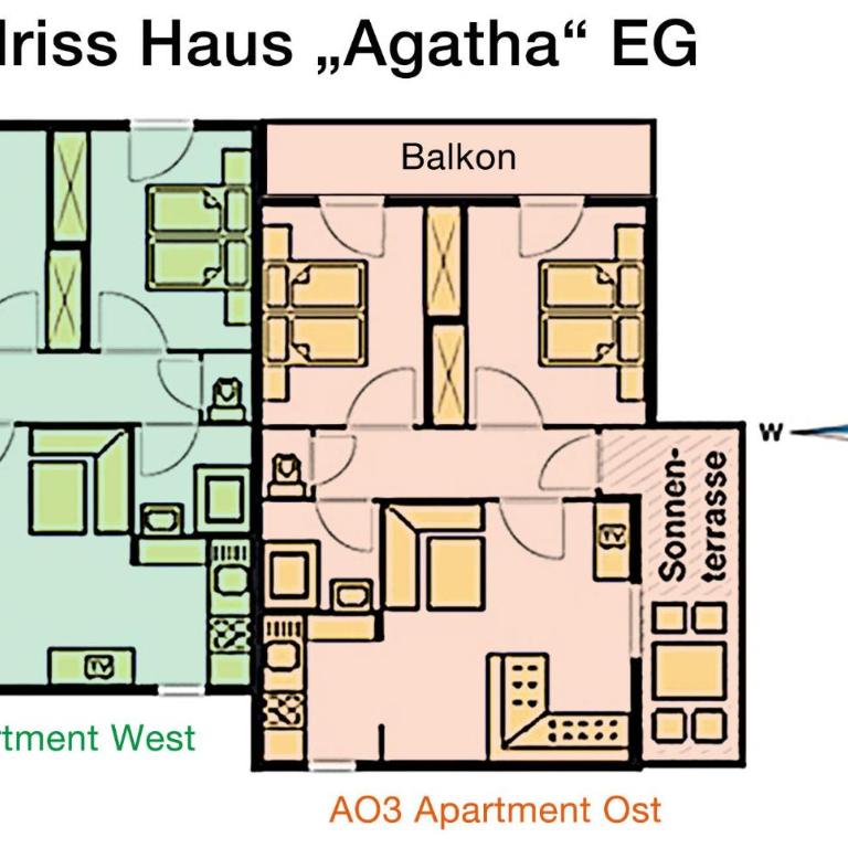 Ferienwohnungen Sauerschnig - Apartment mit 2 Schlafzimmern - 2