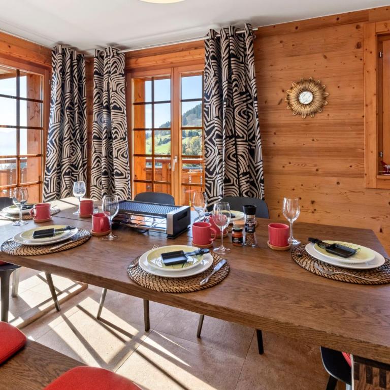 Appartement chalet avec balcon et vue sur les Alpes - Apartment mit 2 Schlafzimmern - 13