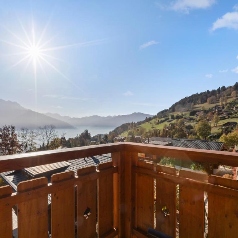 Appartement chalet avec balcon et vue sur les Alpes - Apartment mit 2 Schlafzimmern - 23