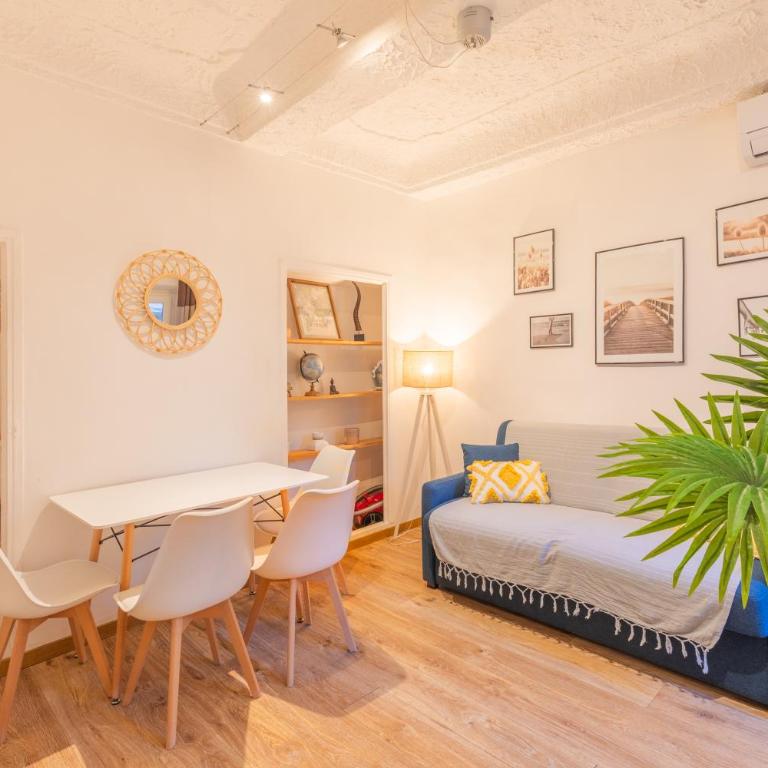 Vieil Antibes, 3 min plage de la Gravette - Apartment mit 1 Schlafzimmer - 1