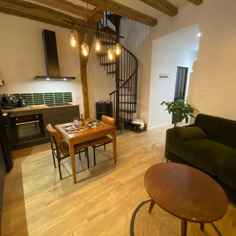 L'Oasis Angevine - Balneo, Sauna, Home Cinema & Parking - Appartamento con 1 Camera da Letto - 12