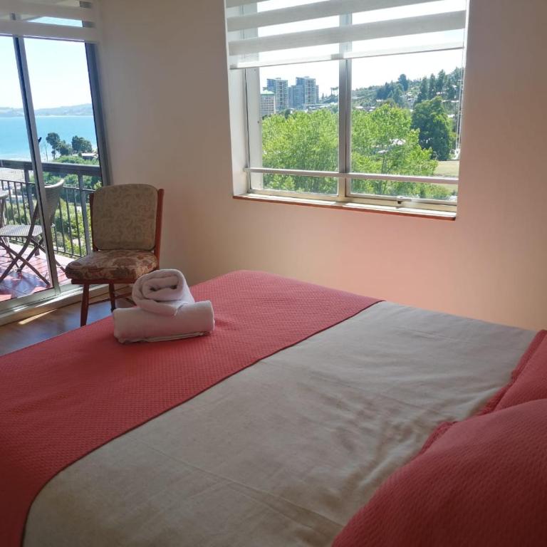 Confortable Depto Vista al Mar y Volcan- 5 min del centro - Apartamento de 2 dormitorios - 26