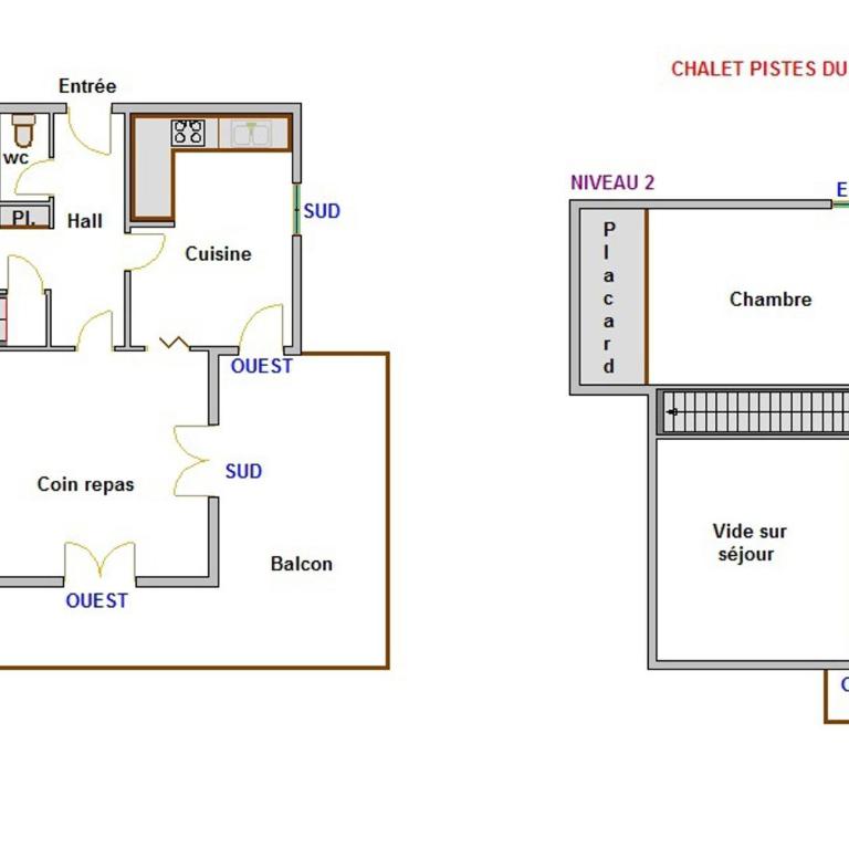Chalet 4* à La Clusaz, 10 pers, garage et balcon - Chalet 3 Chambres - 14