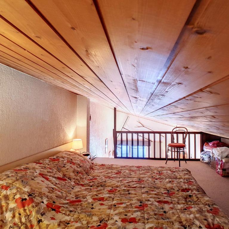 La Clusaz : Appartement cabine 4 pers, cosy avec mezzanine - Appartement 1 Chambre - 8