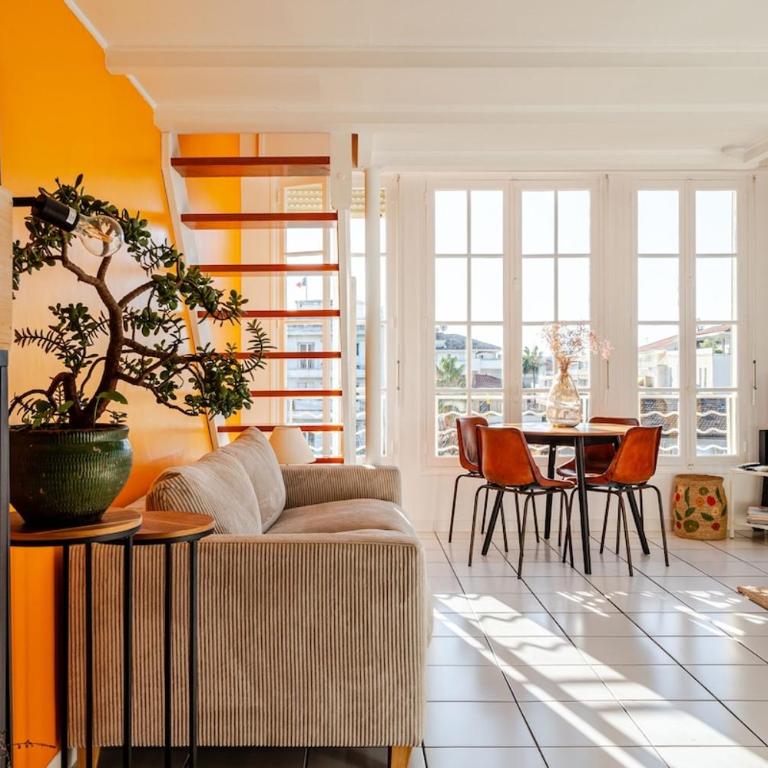 Sunny duplex close to Croisette, free parking - Appartement en Duplex - 1