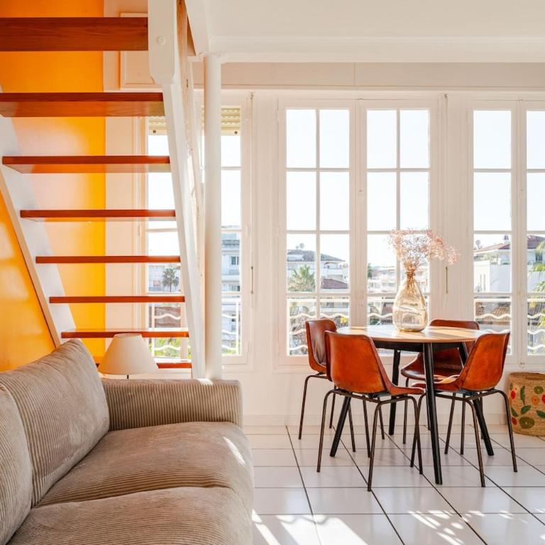 Sunny duplex close to Croisette, free parking - Appartement en Duplex - 22