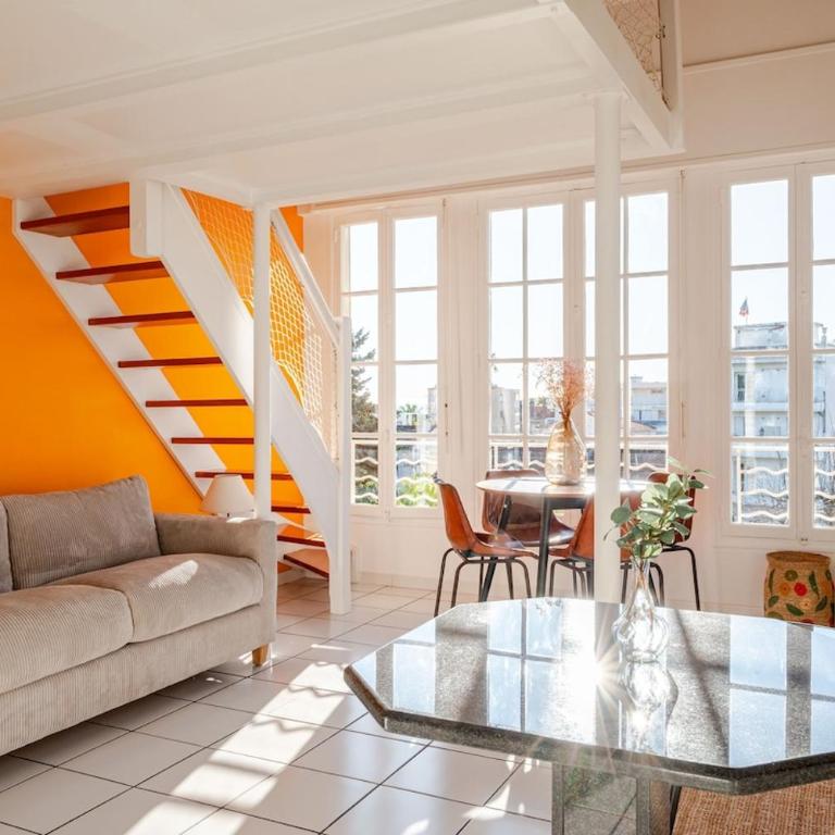 Sunny duplex close to Croisette, free parking - Appartement en Duplex - 23