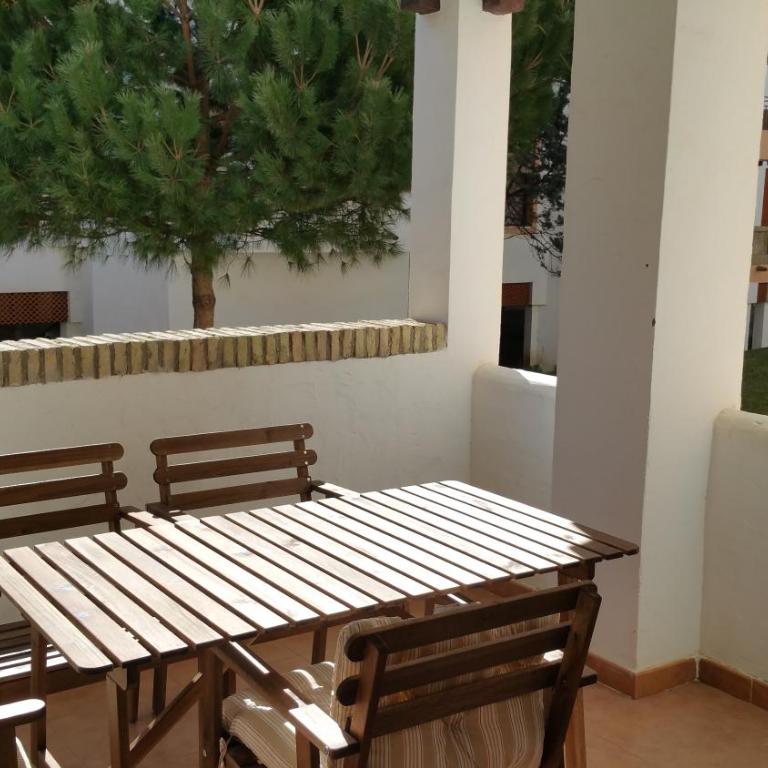 Apartamento Atlanterra Playa - Apartamento de 2 dormitorios con vistas al jardín - 7