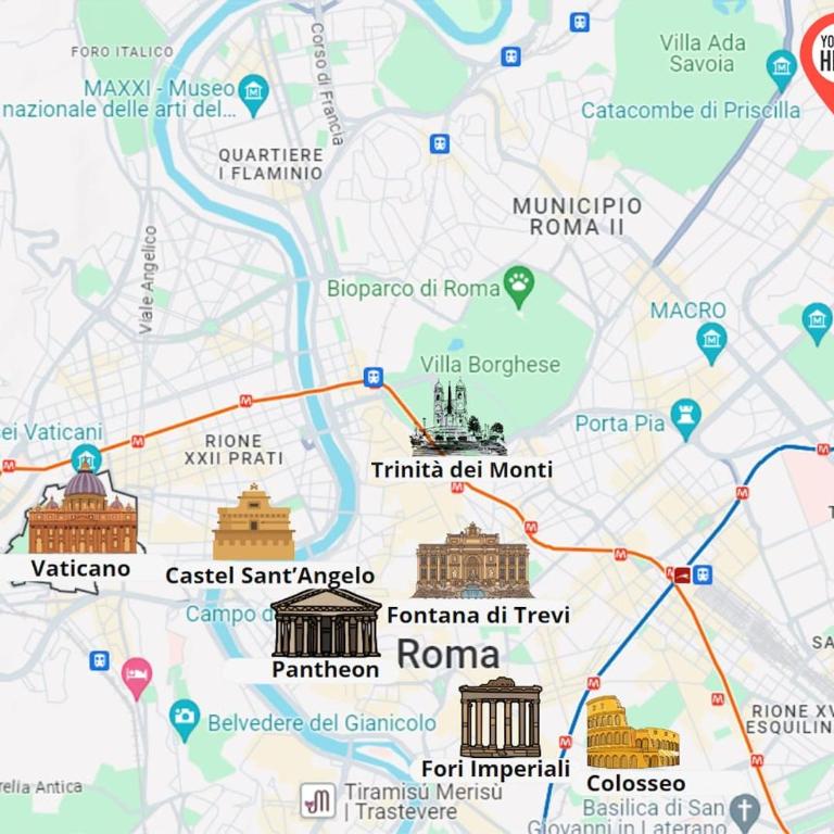 Giardino Privato & Comfort - Oasi di Relax a Roma - Apartment mit 1 Schlafzimmer - 32
