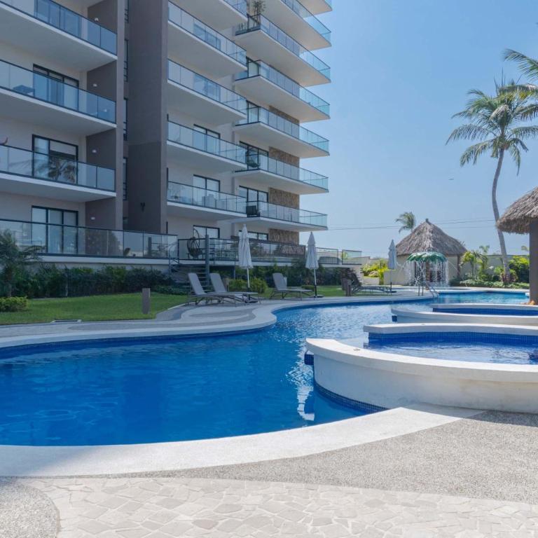 Apartment with pool 3 beds in Acapulco - Apartamento - 55