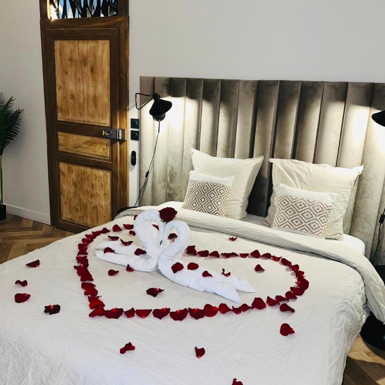 Spa et Sauna Luxueux Hyper centre avec climatisation Parking gratuit - Appartement 2 Chambres - 4