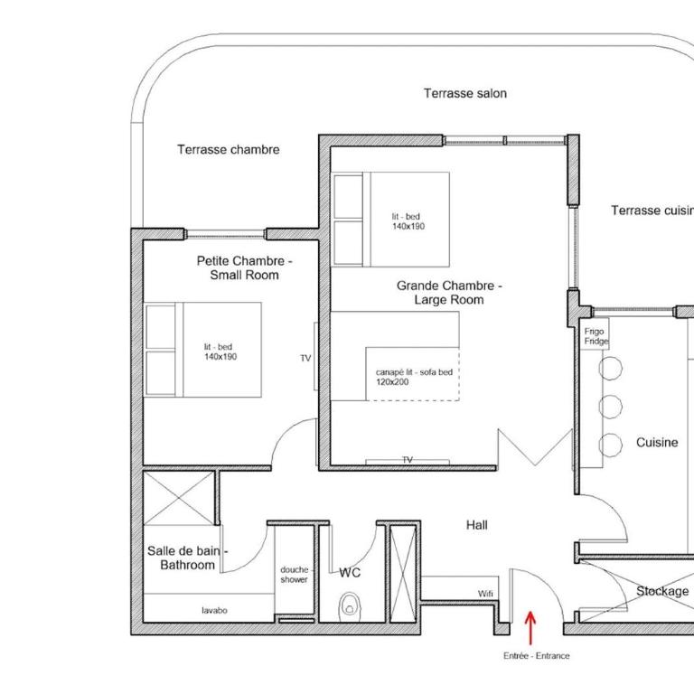 Calm and cosy 60m2 apartment near Matabiau station - Apartment mit 2 Schlafzimmern - 17