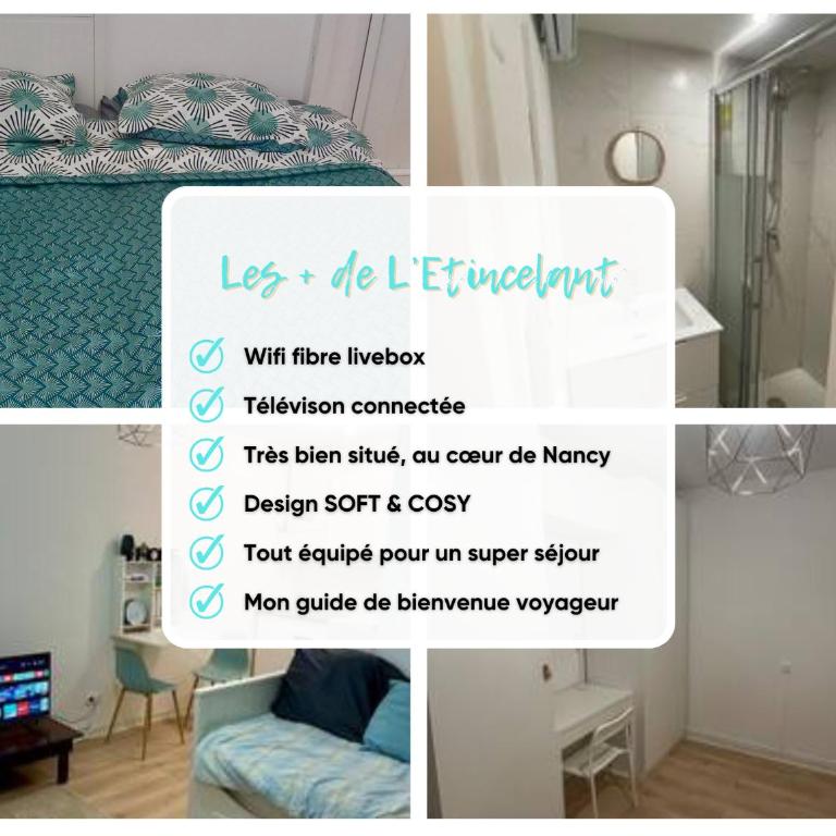 L'étincelant, Centré - Connecté - Lumineux & Cosy - Appartement 1 Chambre - 3