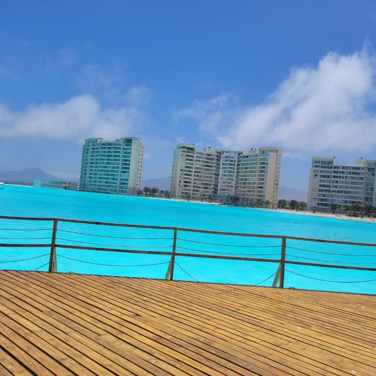 Departamento Laguna del Mar Full Equipado - One-Bedroom Apartment with Balcony - 5