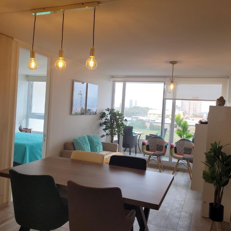 Departamento Laguna del Mar Full Equipado - One-Bedroom Apartment with Balcony - 11