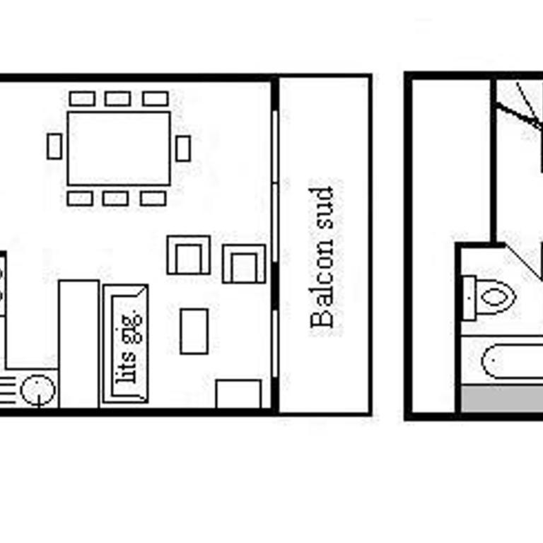 Appartement 4 pièces pour 8 à Méribel avec parking - FR-1-180-645 - Apartment - 21