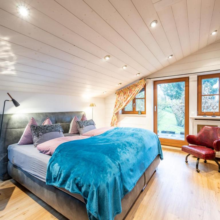 Ferienwohnung Lichtblick - Apartment mit 3 Schlafzimmern und Bergblick - 12