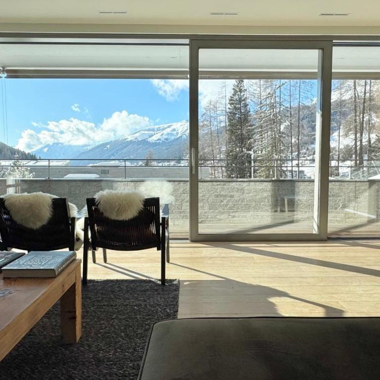 Alpine Luxury Apartment Davos with Spa Access to 5 Star Hotel - Apartment mit 2 Schlafzimmern - 25