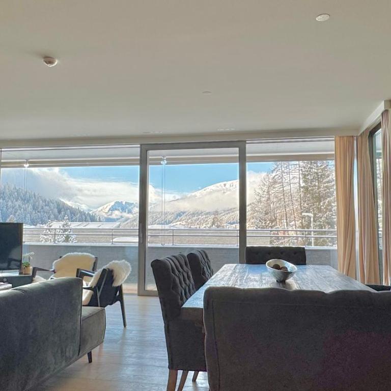 Alpine Luxury Apartment Davos with Spa Access to 5 Star Hotel - Apartment mit 2 Schlafzimmern - 24