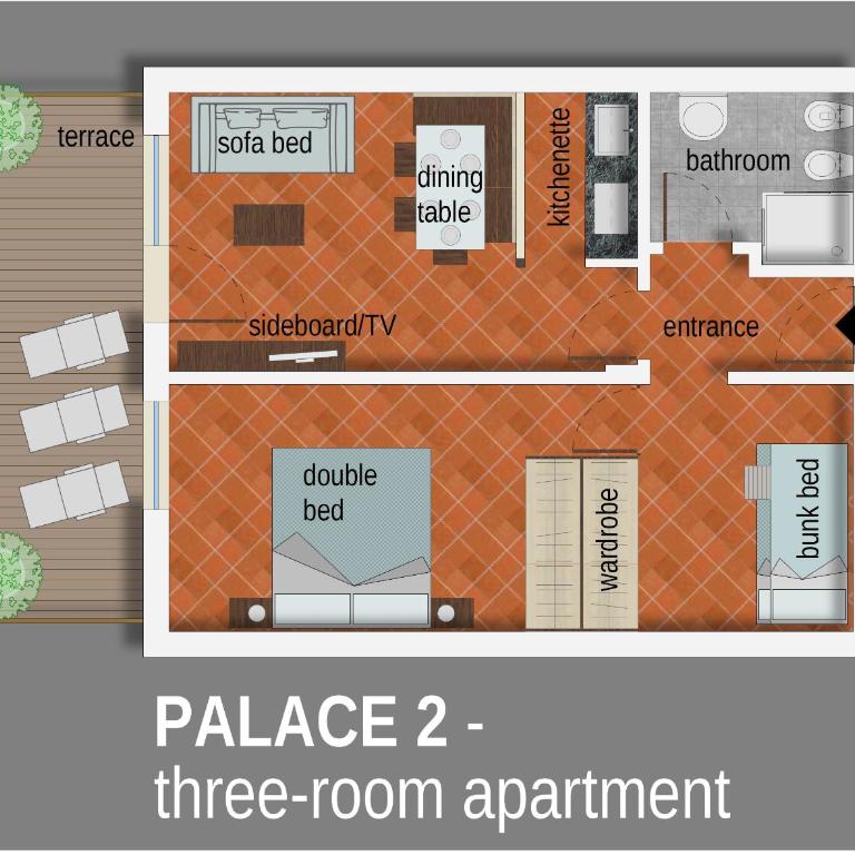 Resort Palace Sestriere 1 e 2 - Appartamento con 2 Camere da Letto e con Vista Montagna - 6