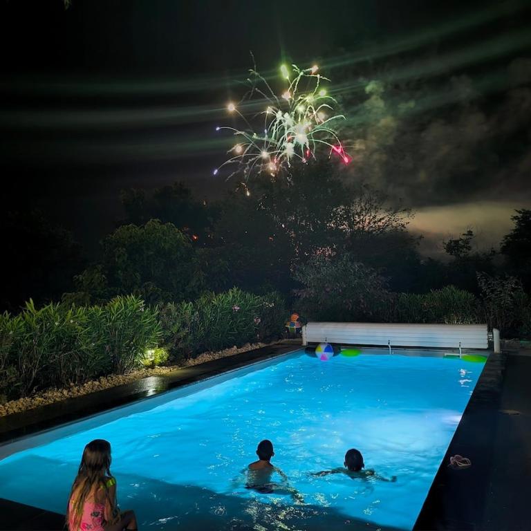 La Villa d Elsa 10-12 pers piscine chauffée 500m du centre ville - Villa - 13