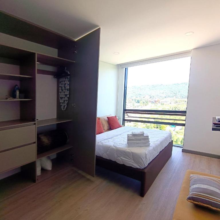 Loft vista natural, Wifi 350Mg, Av Pradilla Chía - Apartamento con vistas a la ciudad - 4