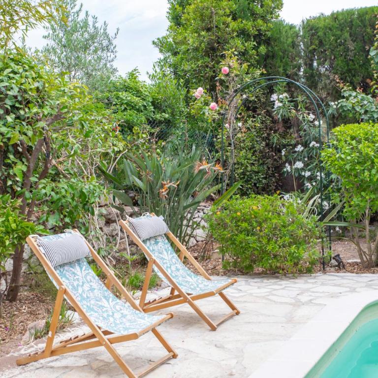 C8 Staywizus - Lovely House Cannes 4 BDR - Pool, AC, Garage & Wifi - Villa avec Piscine Privée - 86