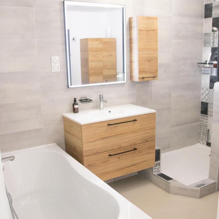 Le Rambot - appartement de charme avec grande terrasse parking centre ville - proche Bellegarde - Apartamento de 3 dormitorios - 19