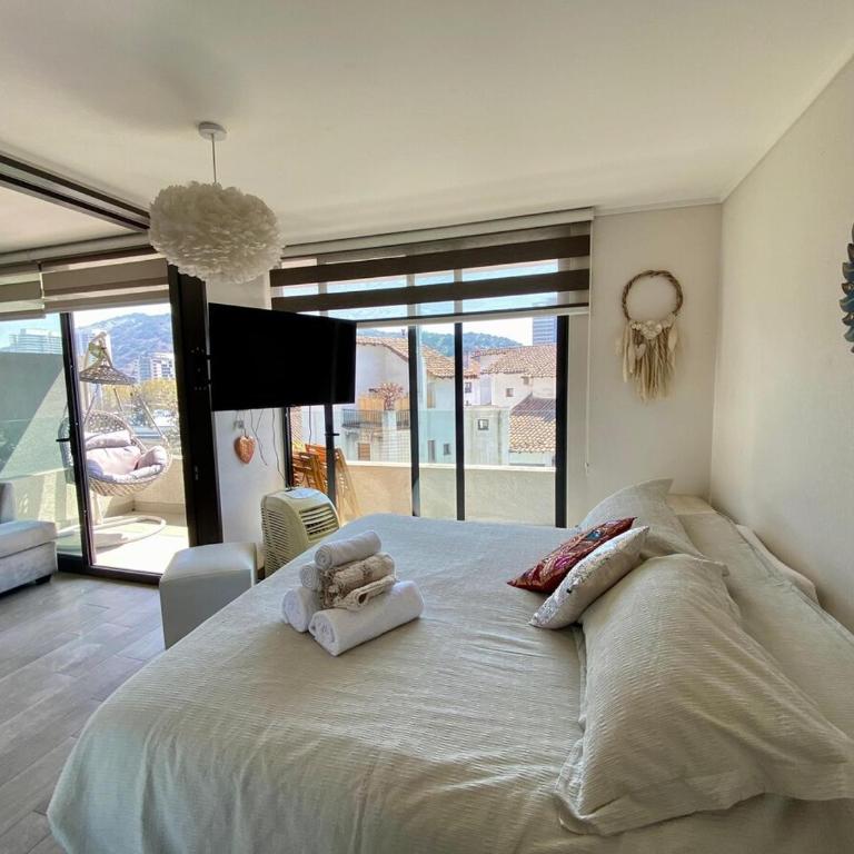 Cercano a centros de Ski Cama King, terraza, TV 360 grados - Apartamento de 2 dormitorios - 4