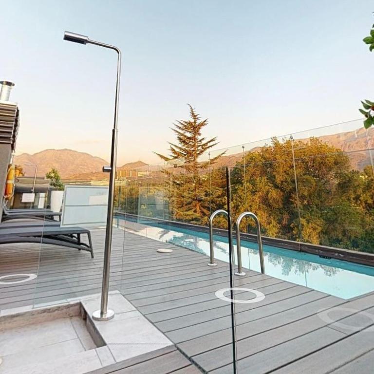 Cercano a centros de Ski Cama King, terraza, TV 360 grados - Apartamento de 2 dormitorios - 8