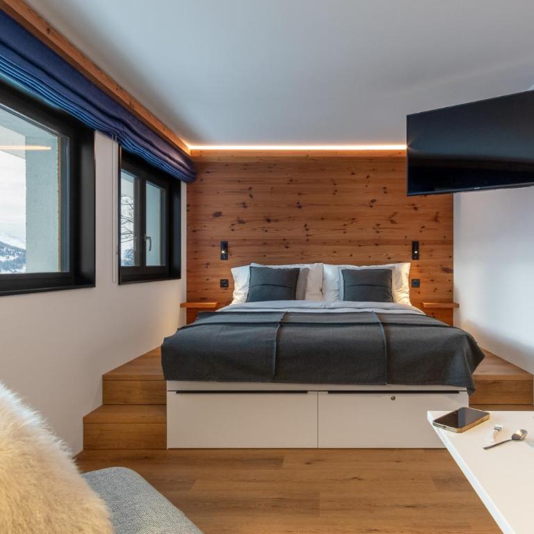 Chambre Les Bouleaux - 1 lit - 3 pers - Deluxe Studio mit Kingsize-Bett - 8