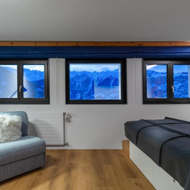 Chambre Les Bouleaux - 1 lit - 3 pers - Deluxe Studio mit Kingsize-Bett - 13