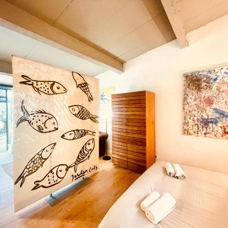 CHEZ BABOU studio d'artistes avec piscine, parking - Appartamento con 1 Camera da Letto - 9